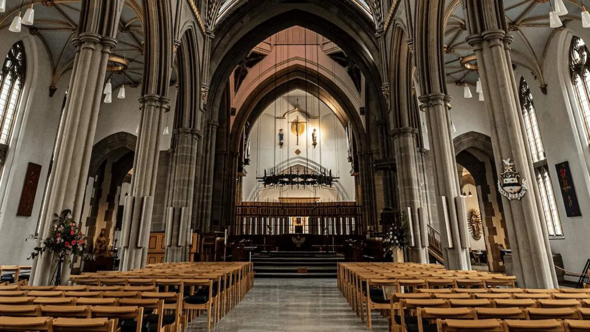 The interior of Blackburn Cathedral