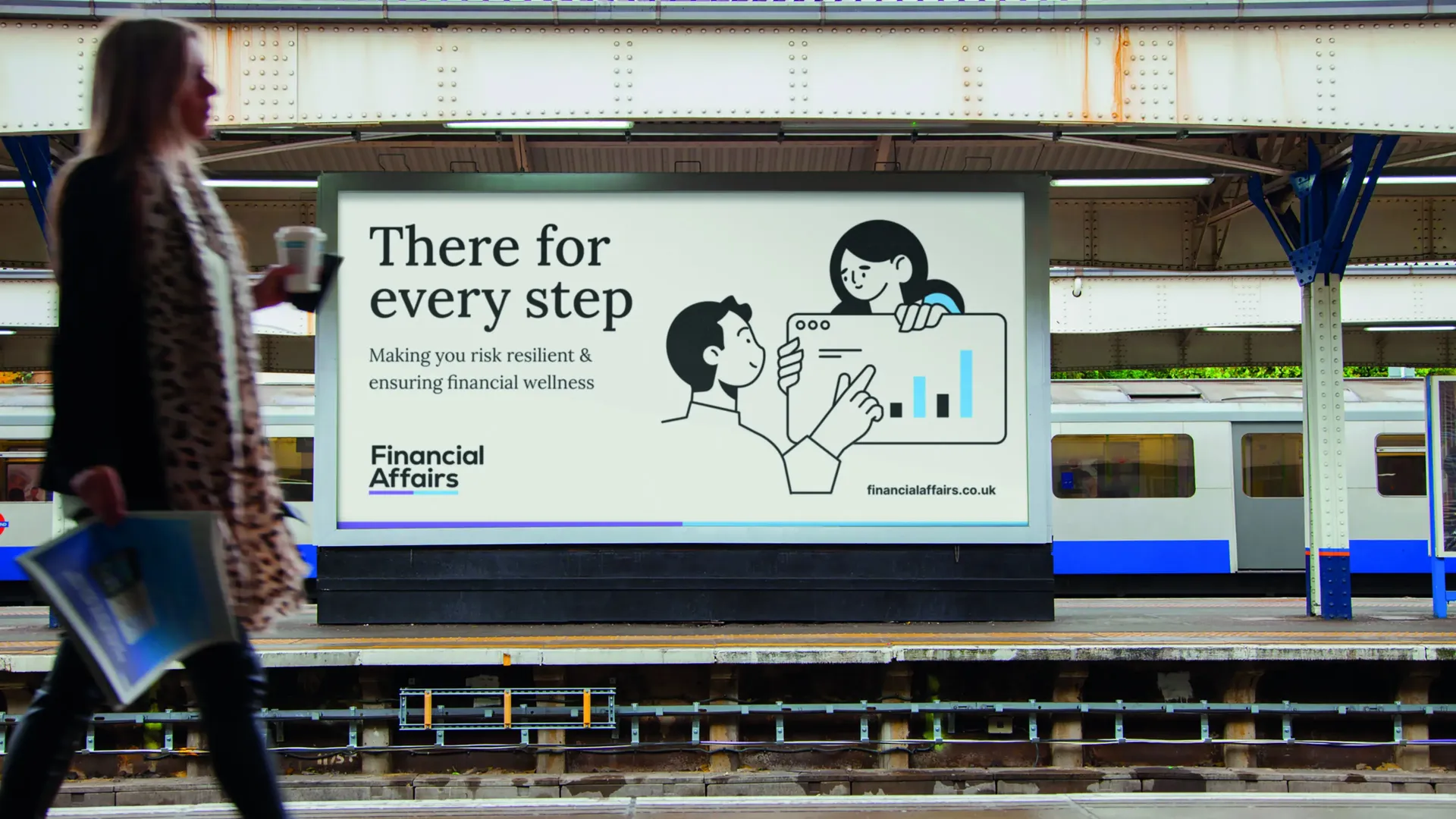 Billboard for financial affairs