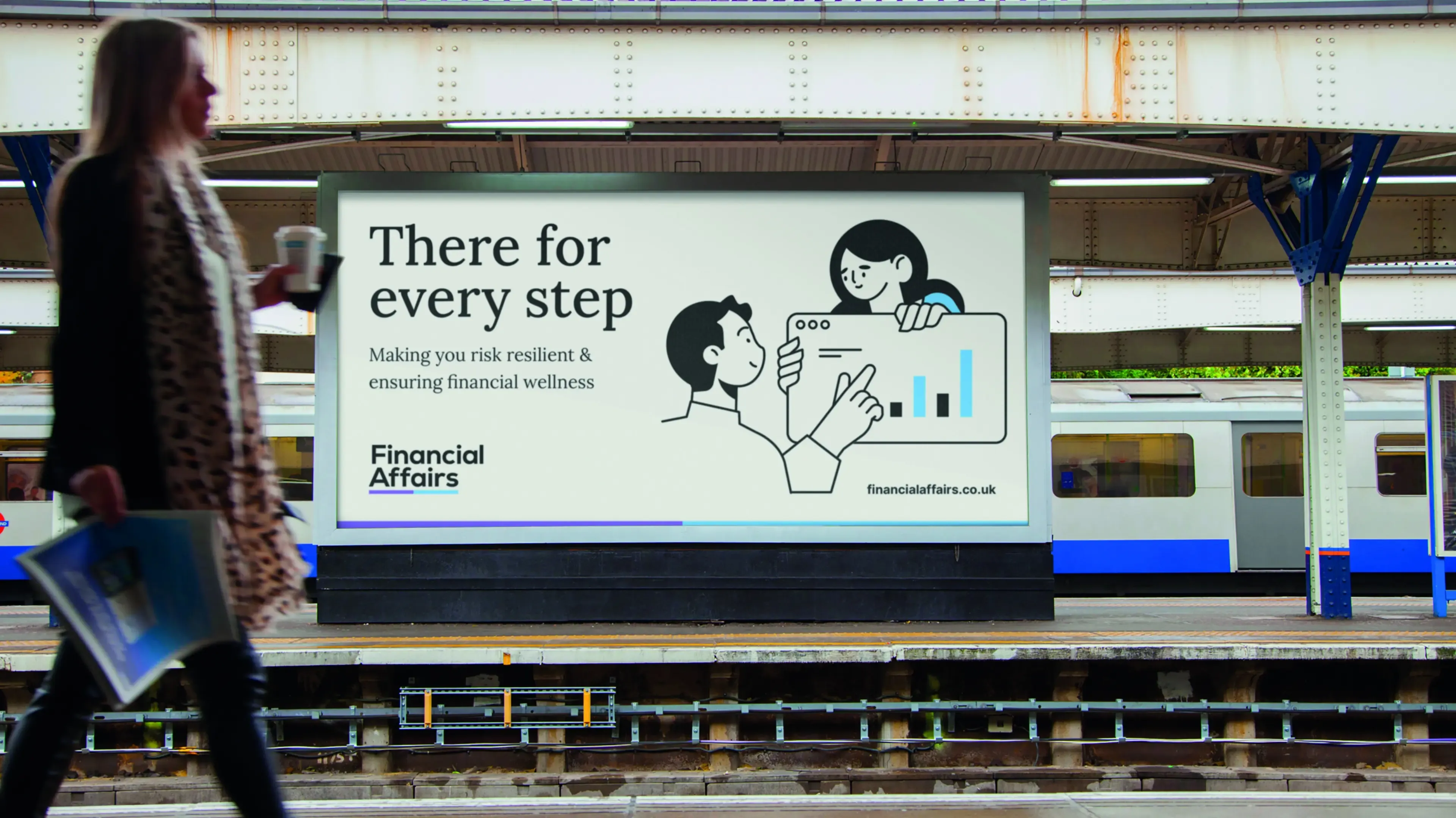 Billboard for financial affairs