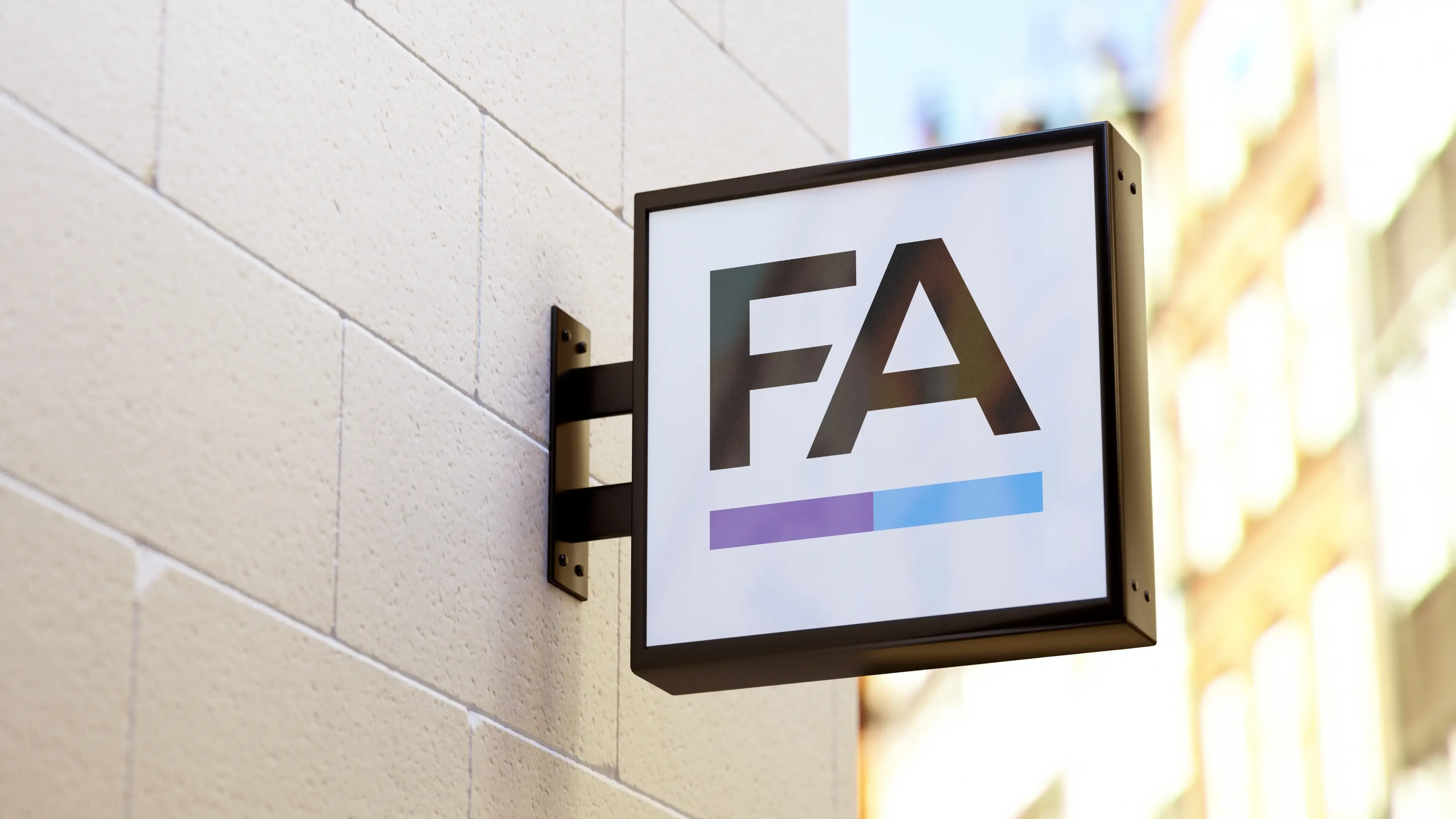 Brand sign for Financial Affairs