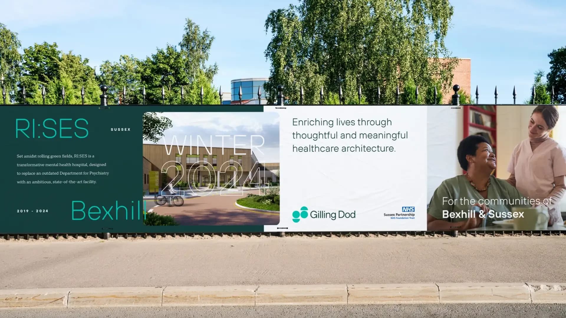 Concept designs for Gilling Dod hoarding