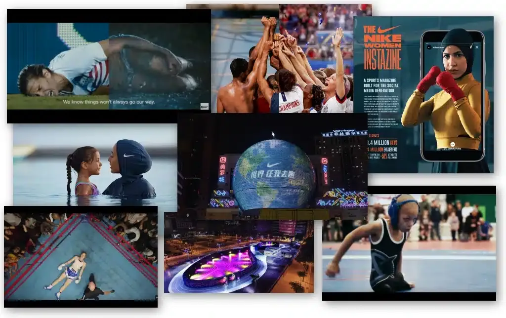 Nike Example for inbound vs outbound marketing