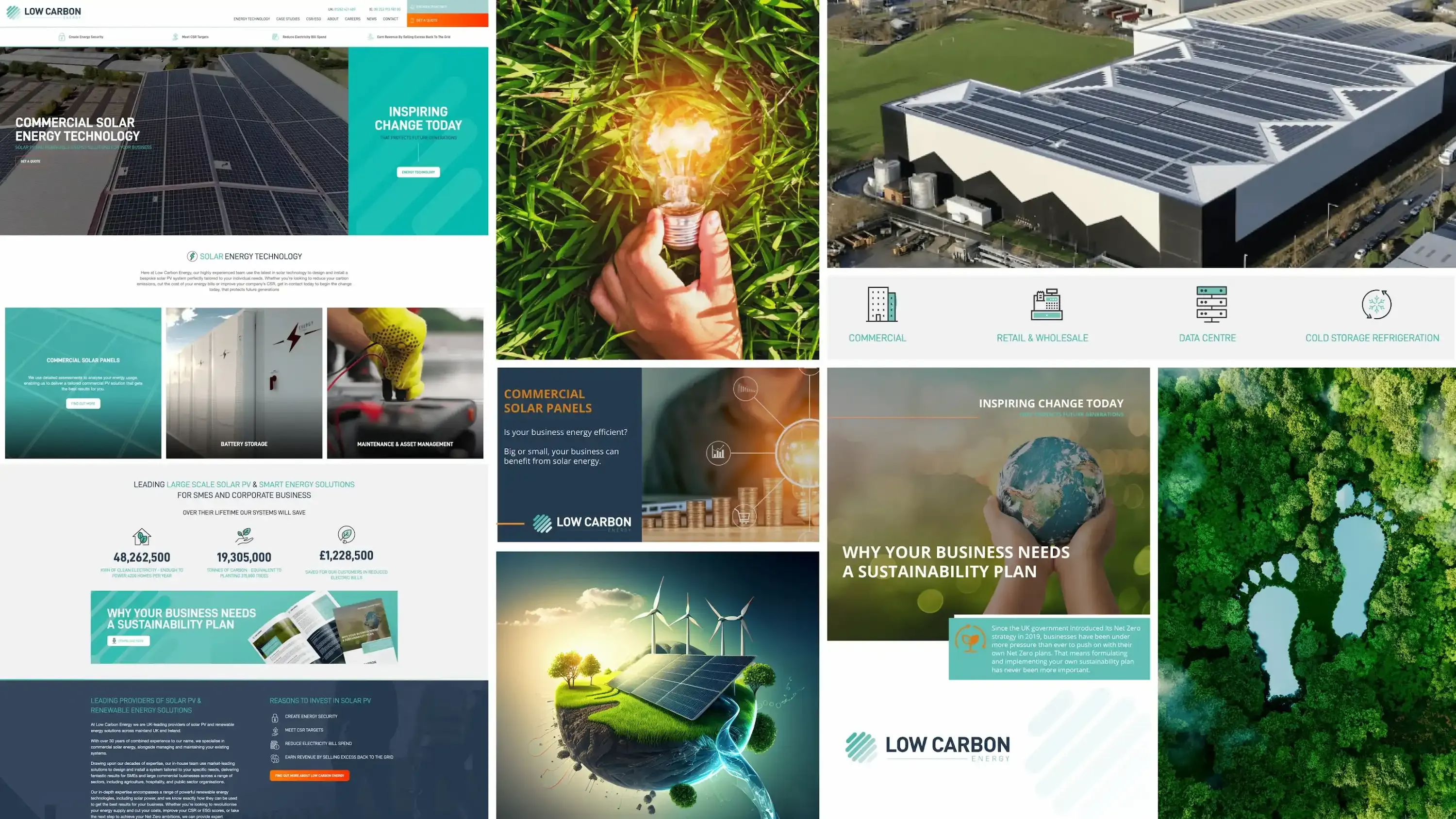 Examples of Low Carbon Energy's old brand