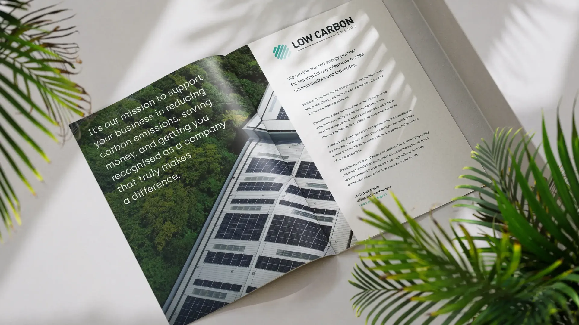 A spread of a solar energy guide