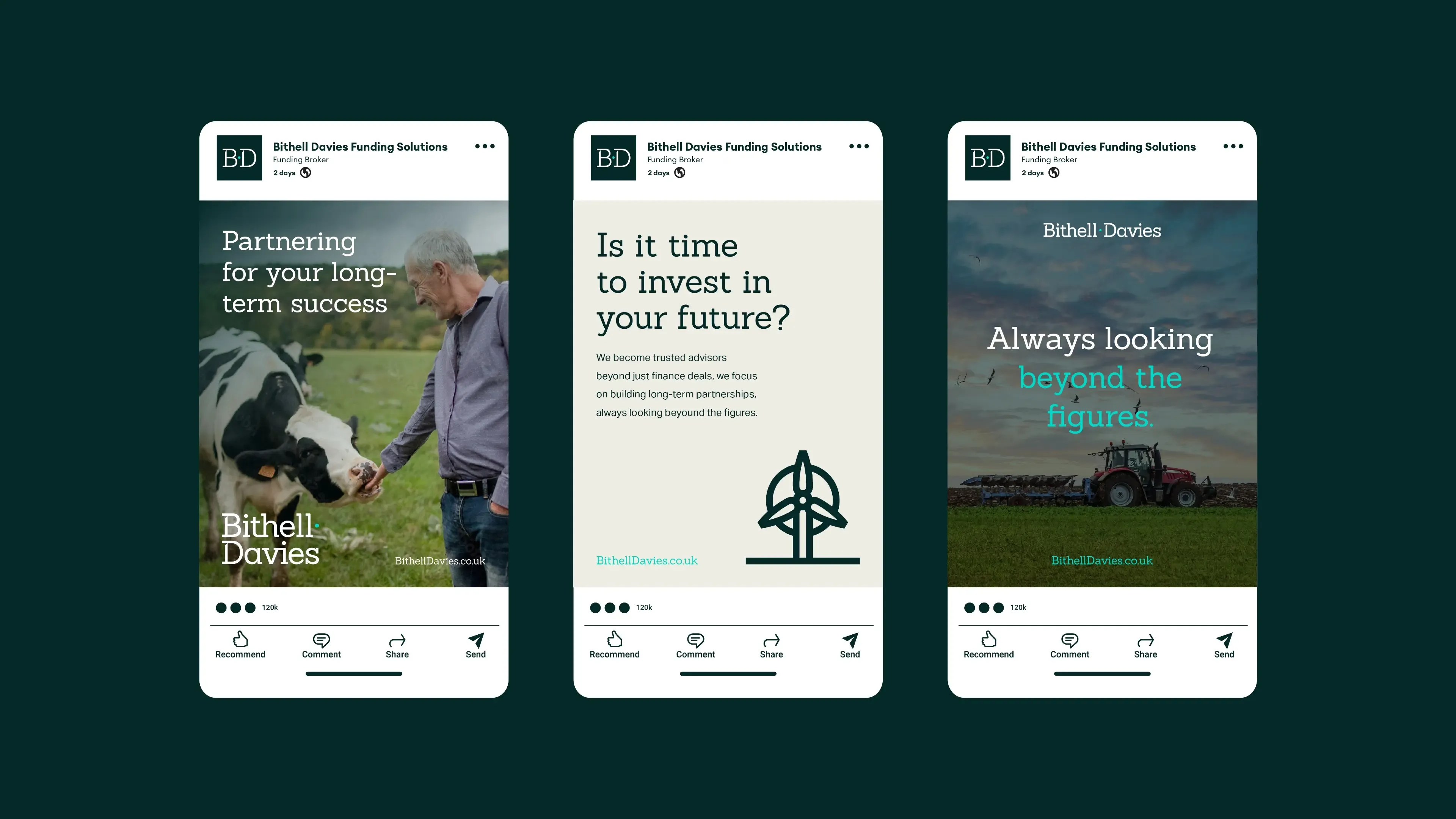 Bithell Davies social post concepts