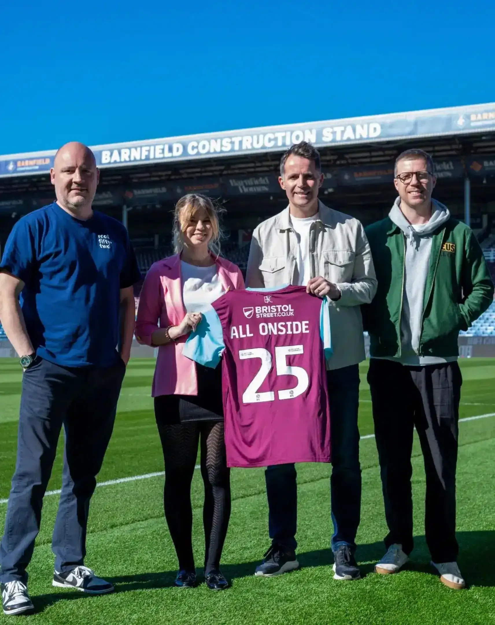 Burnley FC in the community at Turf Moor