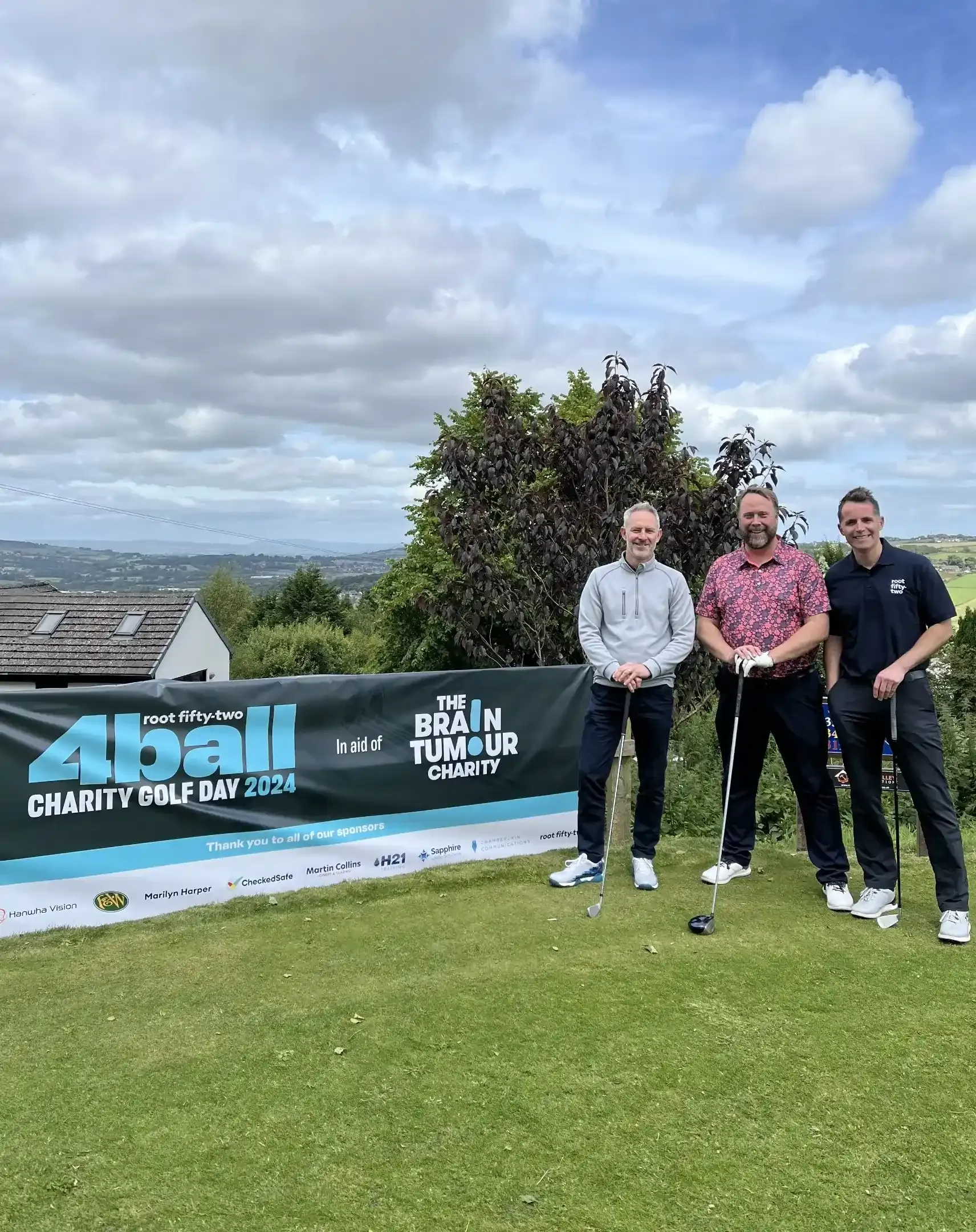 Golfers at our charity golf day