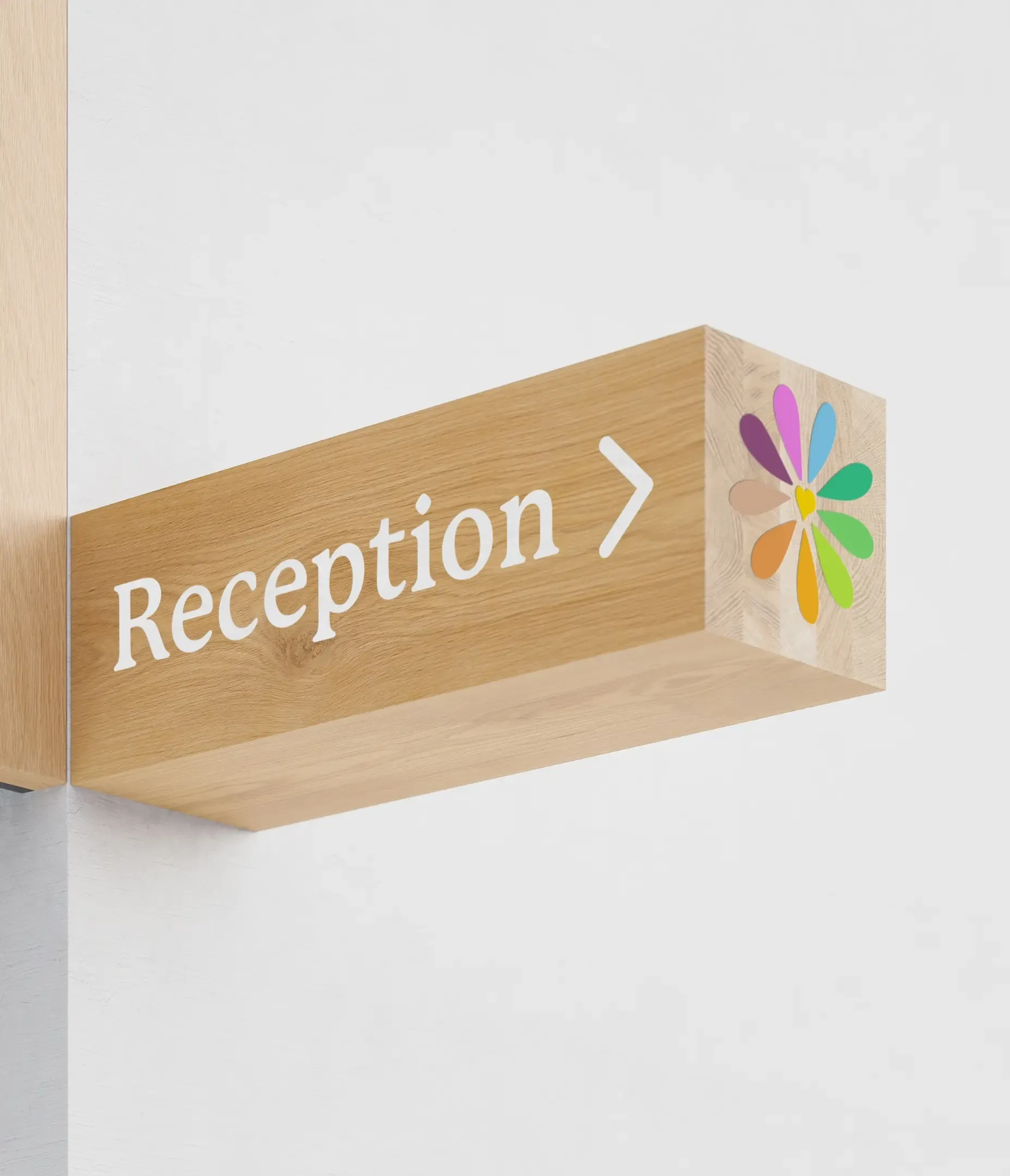 Reception sign