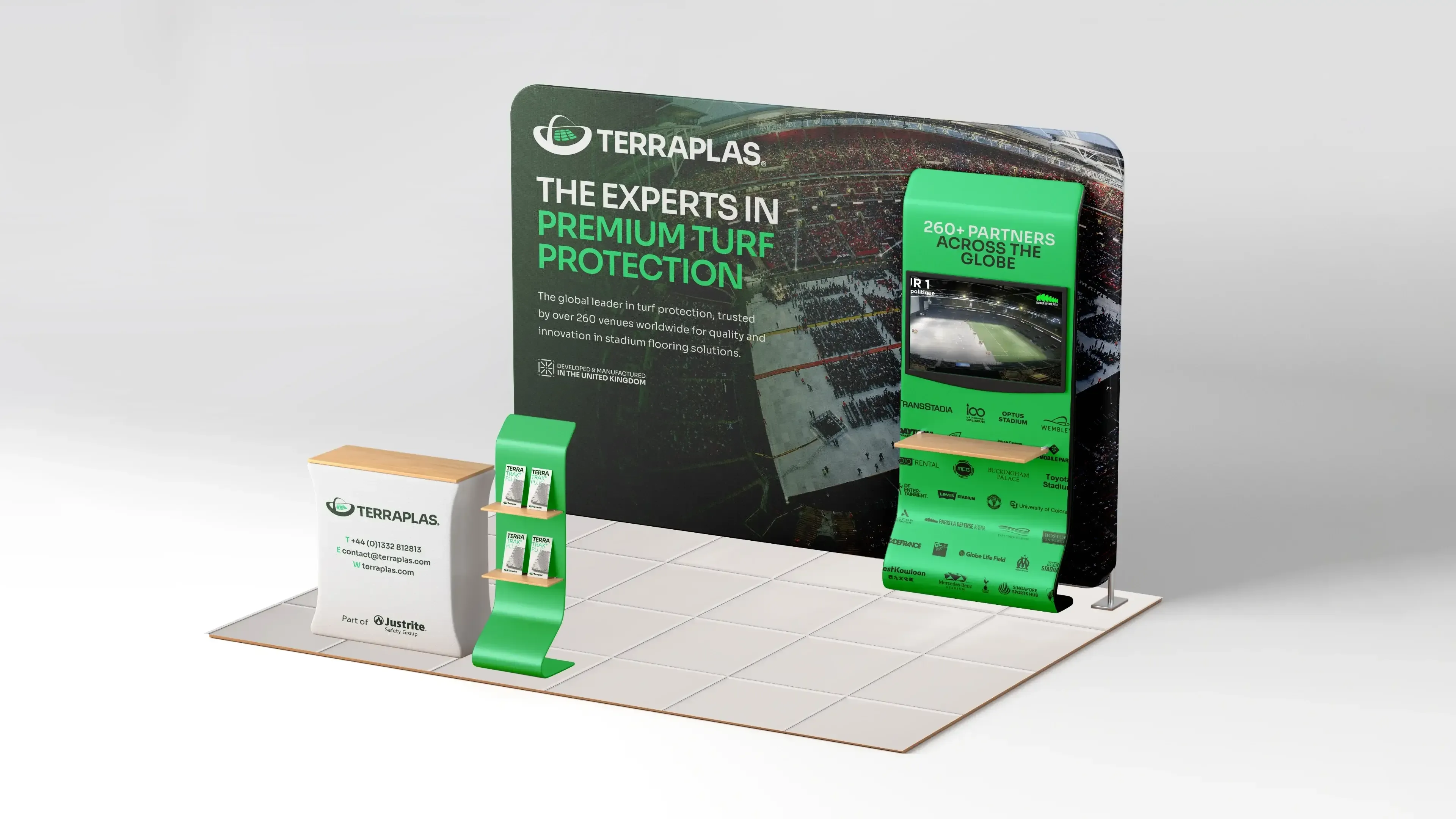 Terraplas exhibition stand