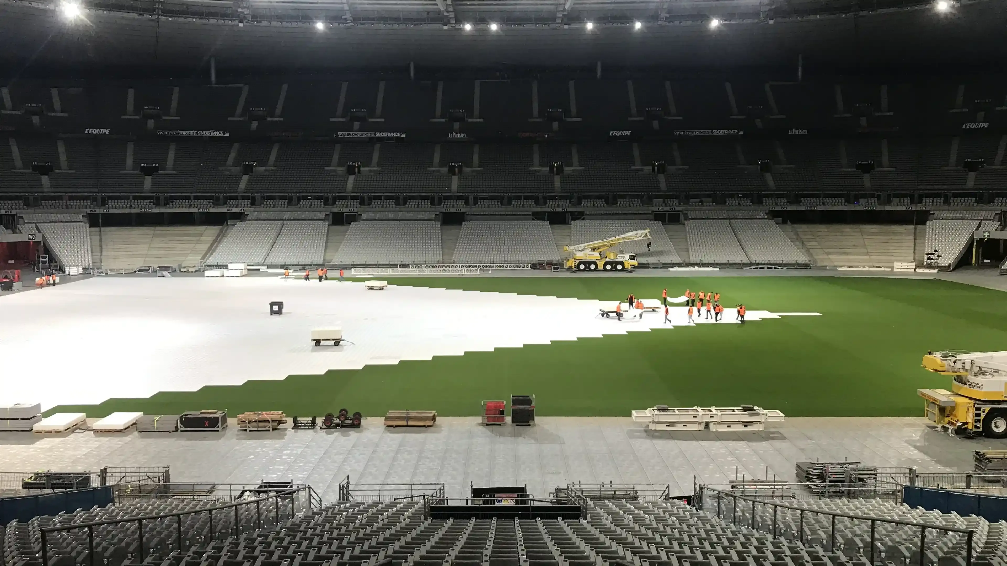 Terraplas at the Stade de France in Paris