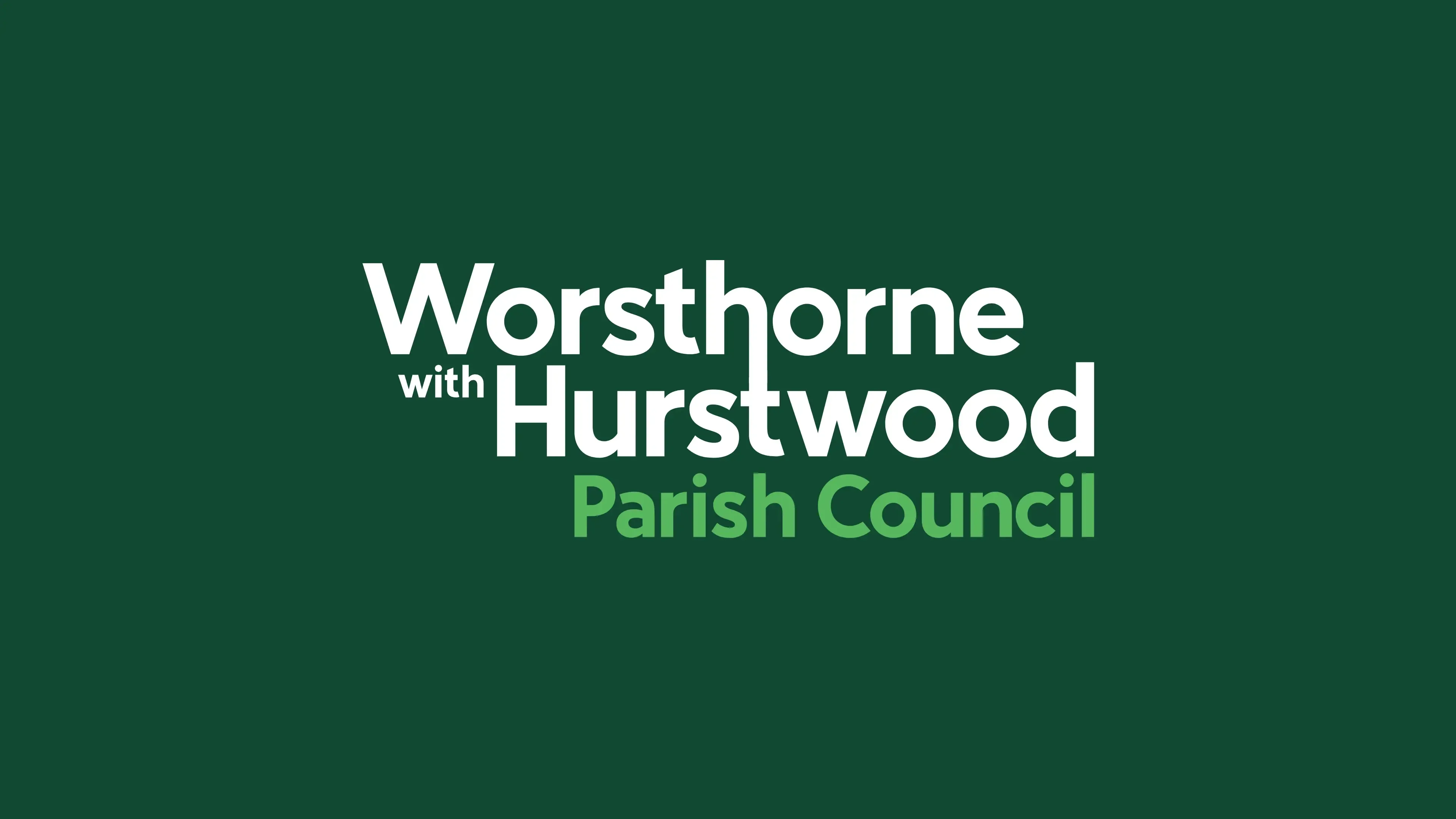 Worsthorne with Hurstwood wordmark