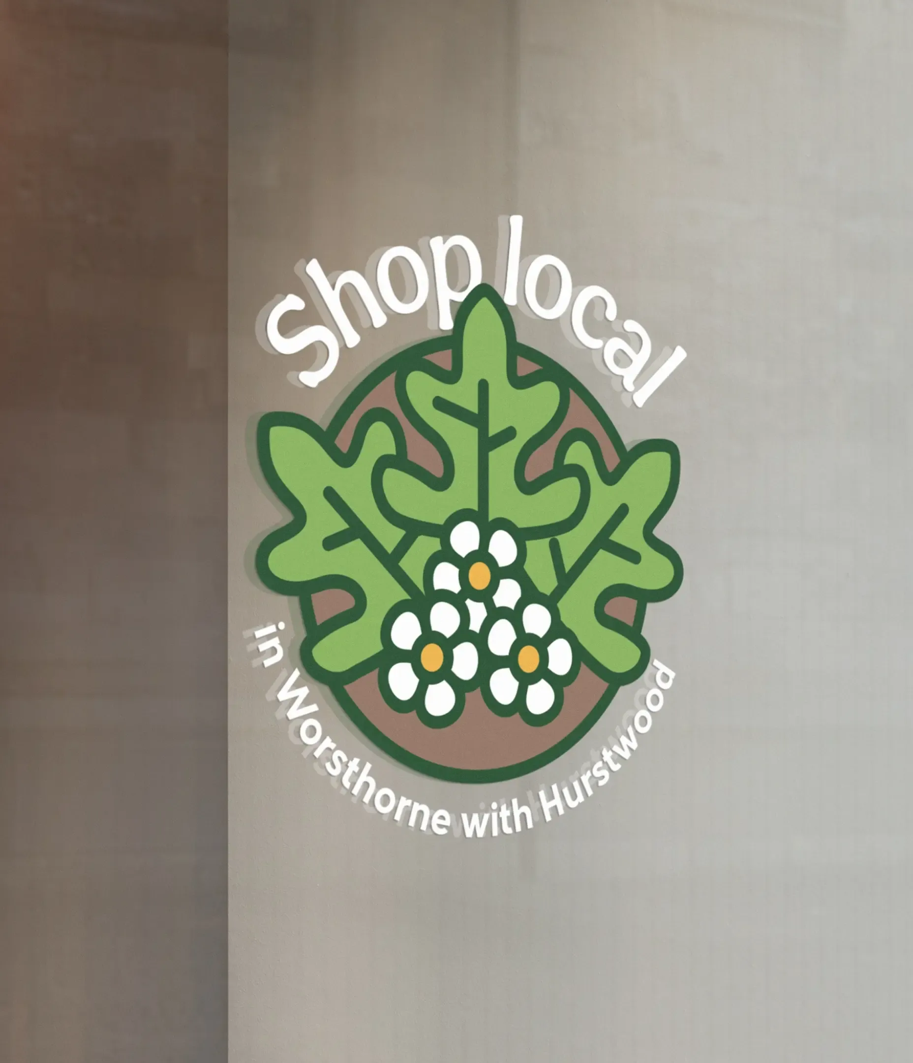 A concept shop sticker for Worsthorne with Hurstwood