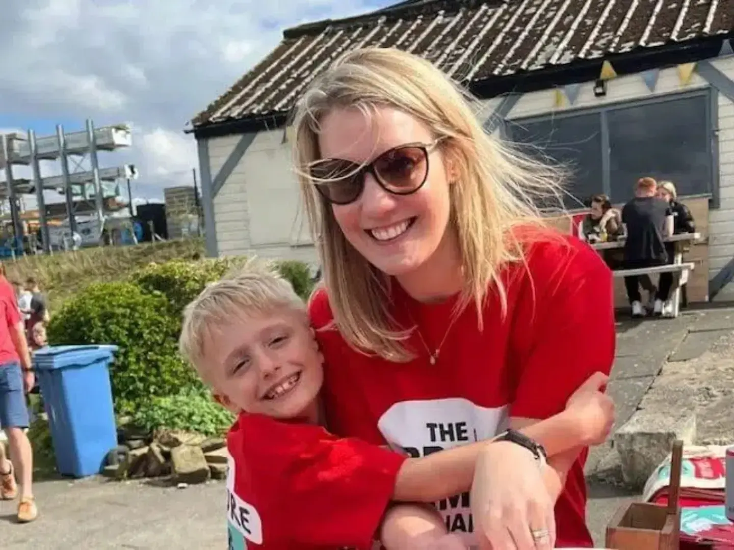 Kimberley Thompson, Director at Root Fifty-Two with son supporting Brain Tumour Charity 