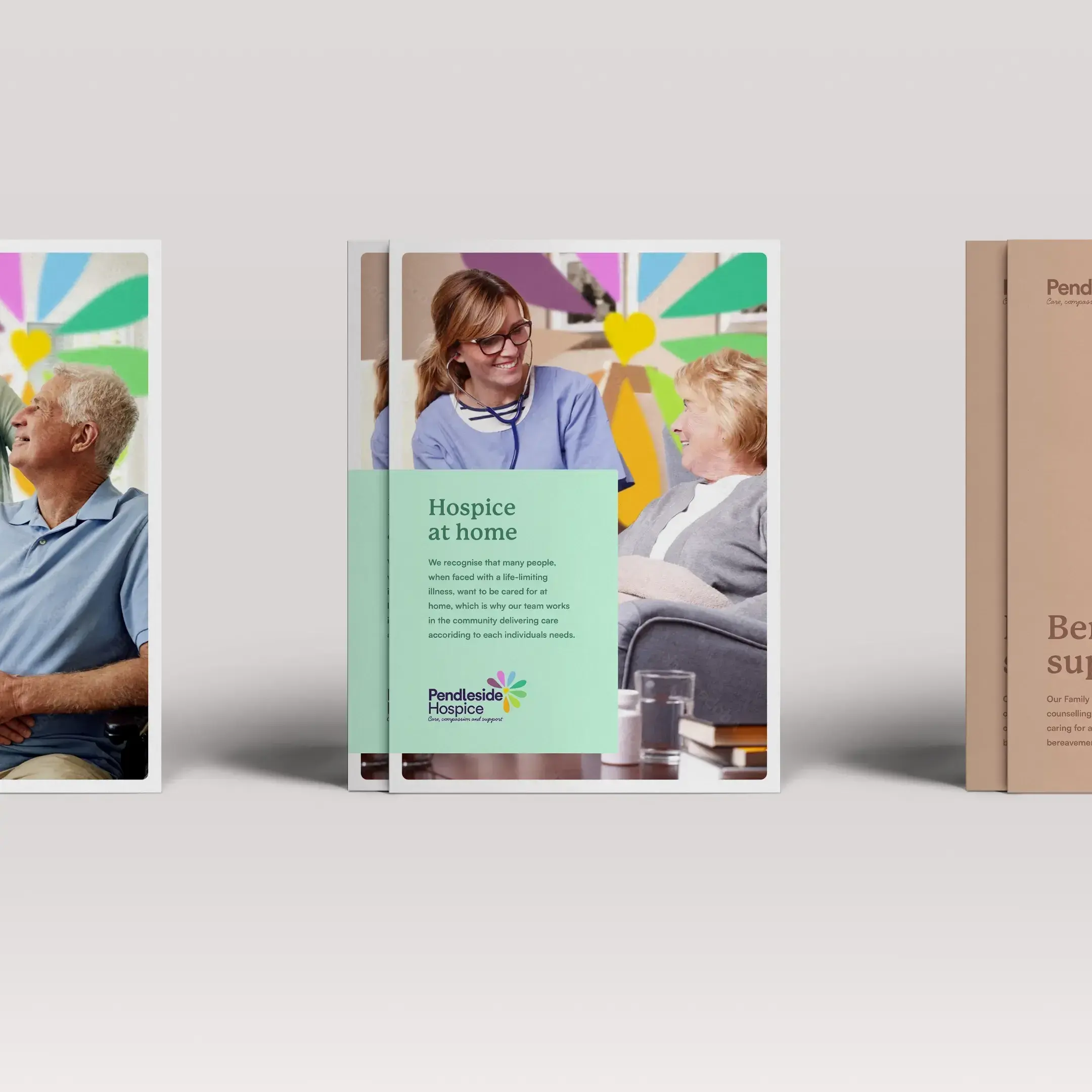 Pendleside's refreshed brand on brochures