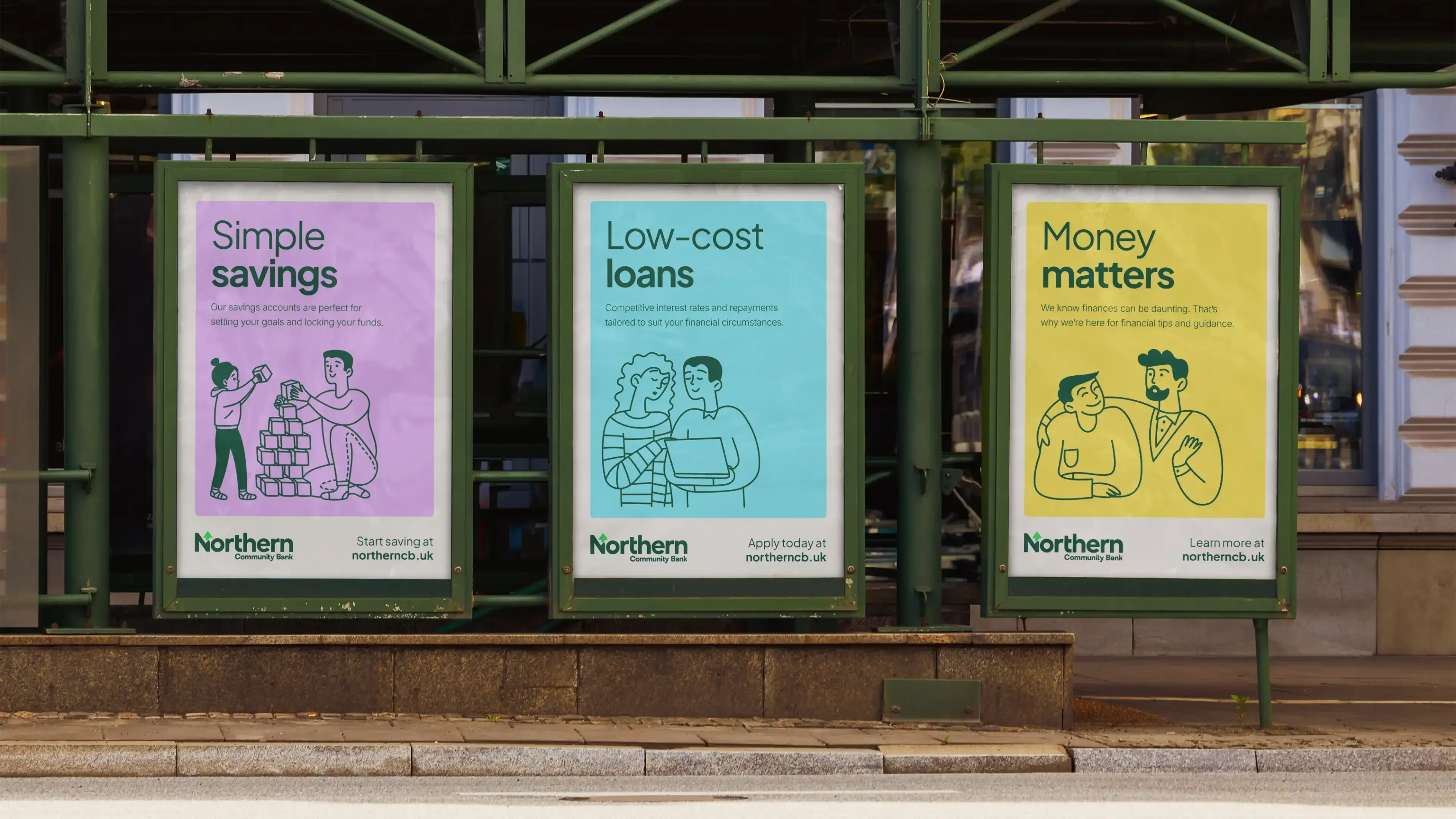 Northern Community Bank service posters