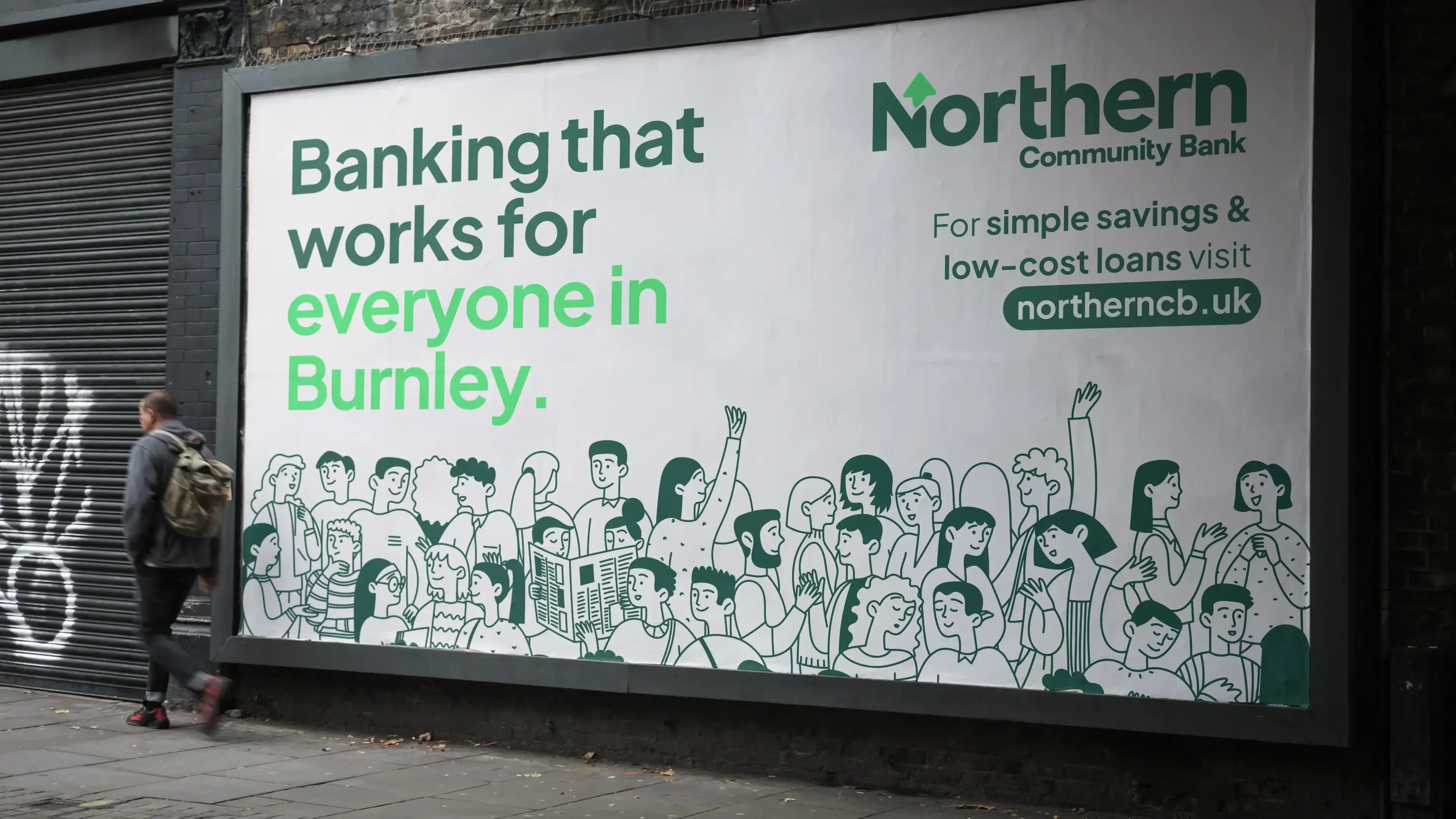 Northern Community Bank billboard