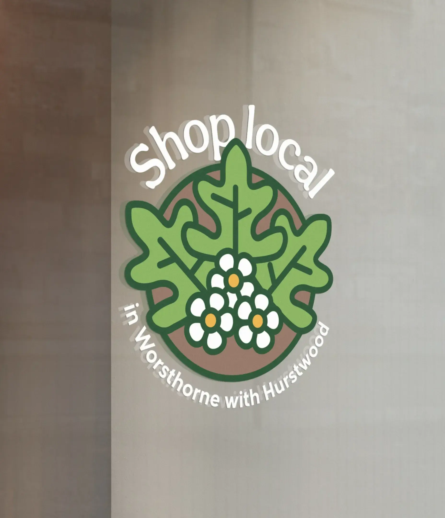 A concept shop sticker for Worsthorne with Hurstwood