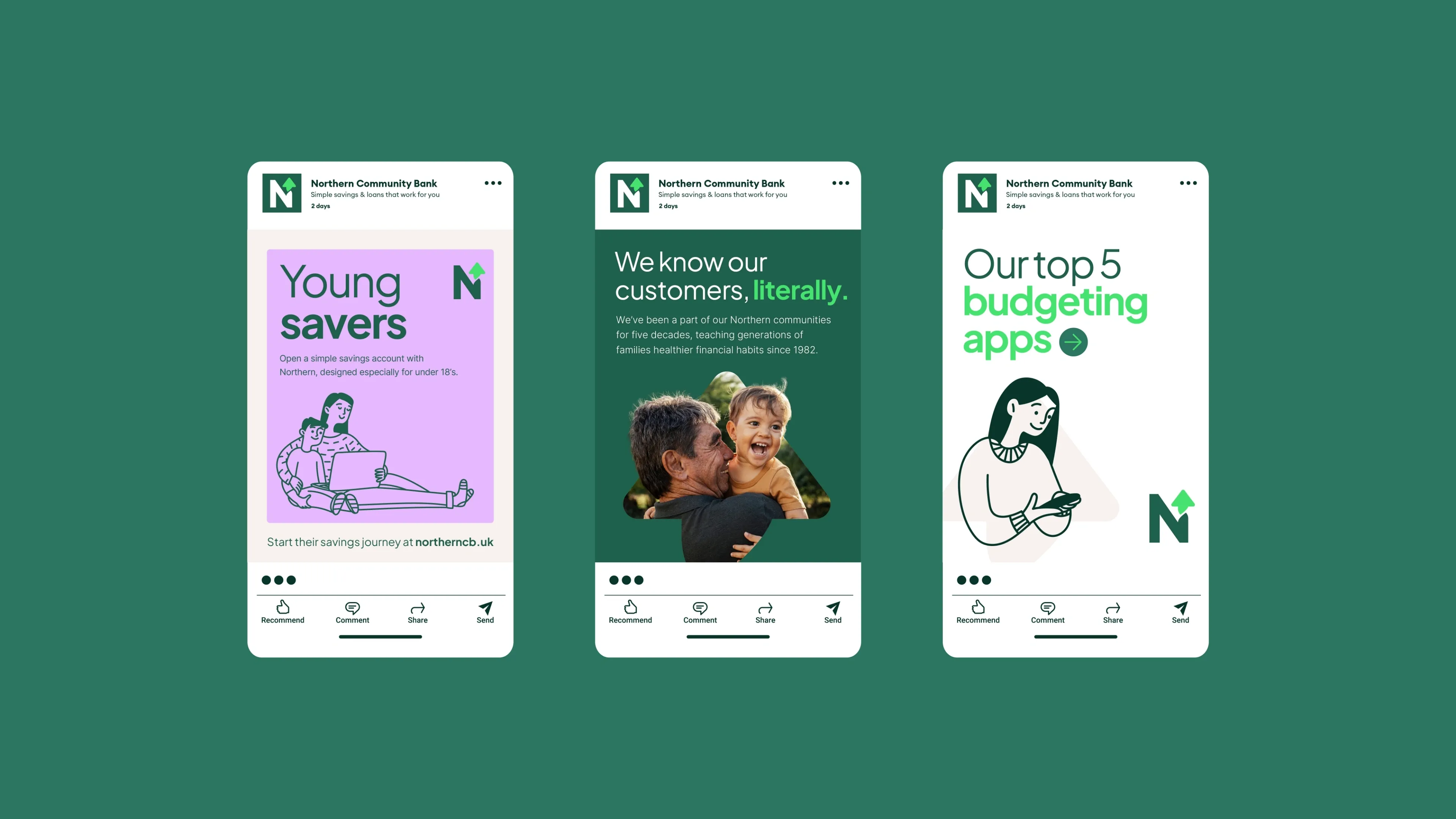 Northern Community Bank social graphics