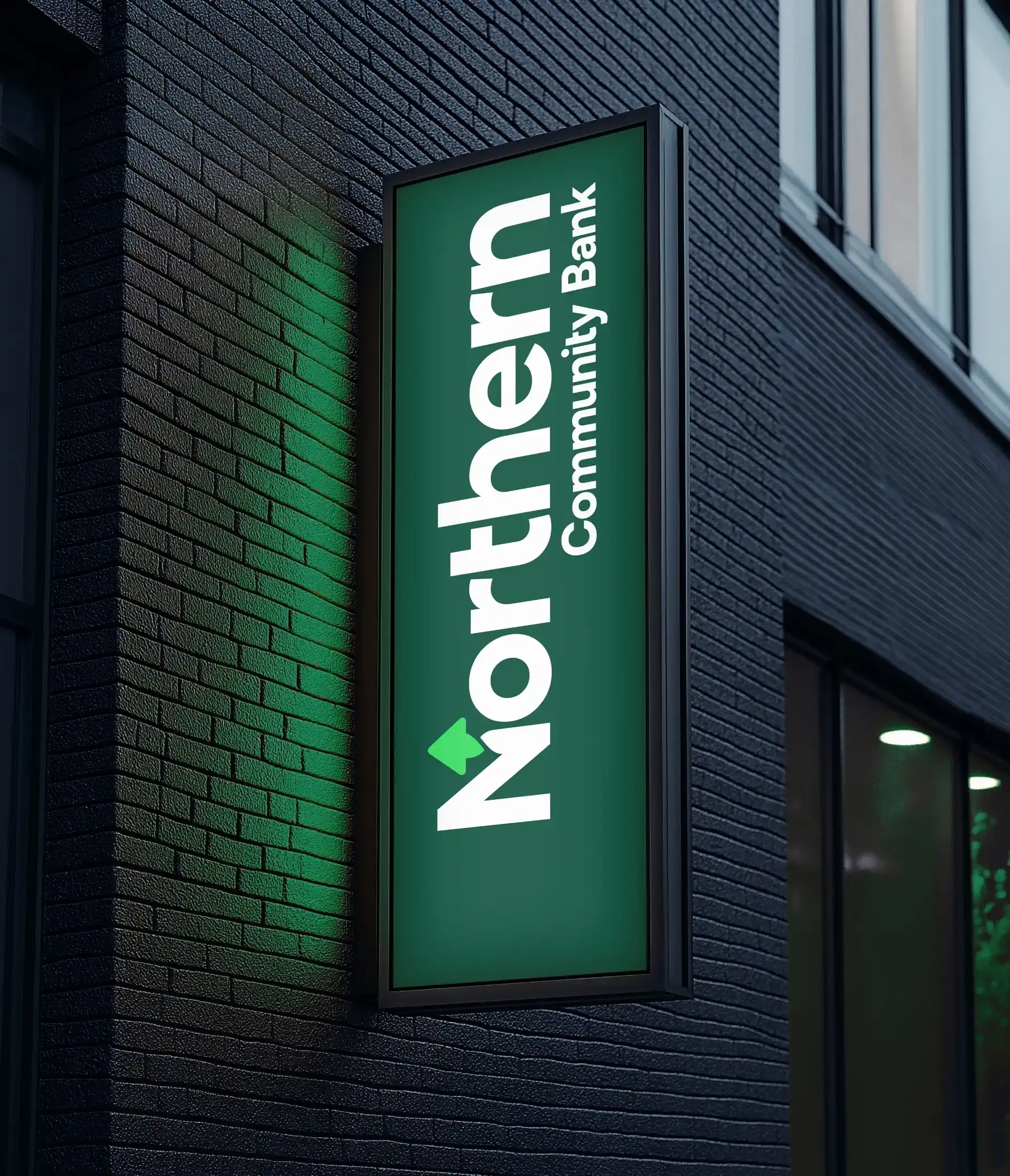 Northern Community Bank external signage