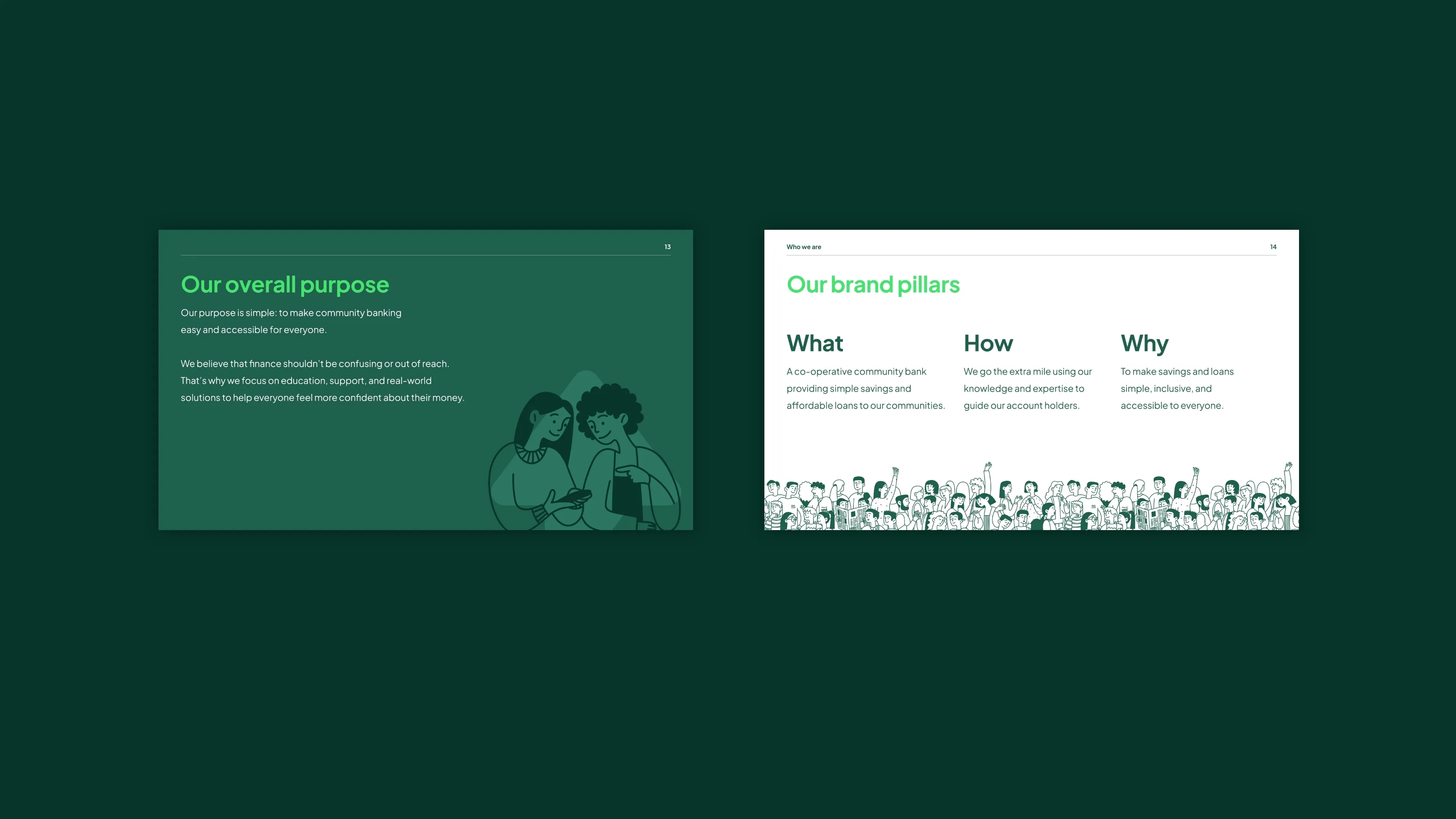 Northern Community Bank brand purpose and pillars