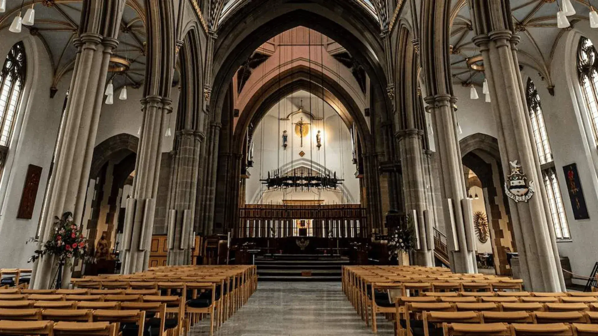 The interior of Blackburn Cathedral