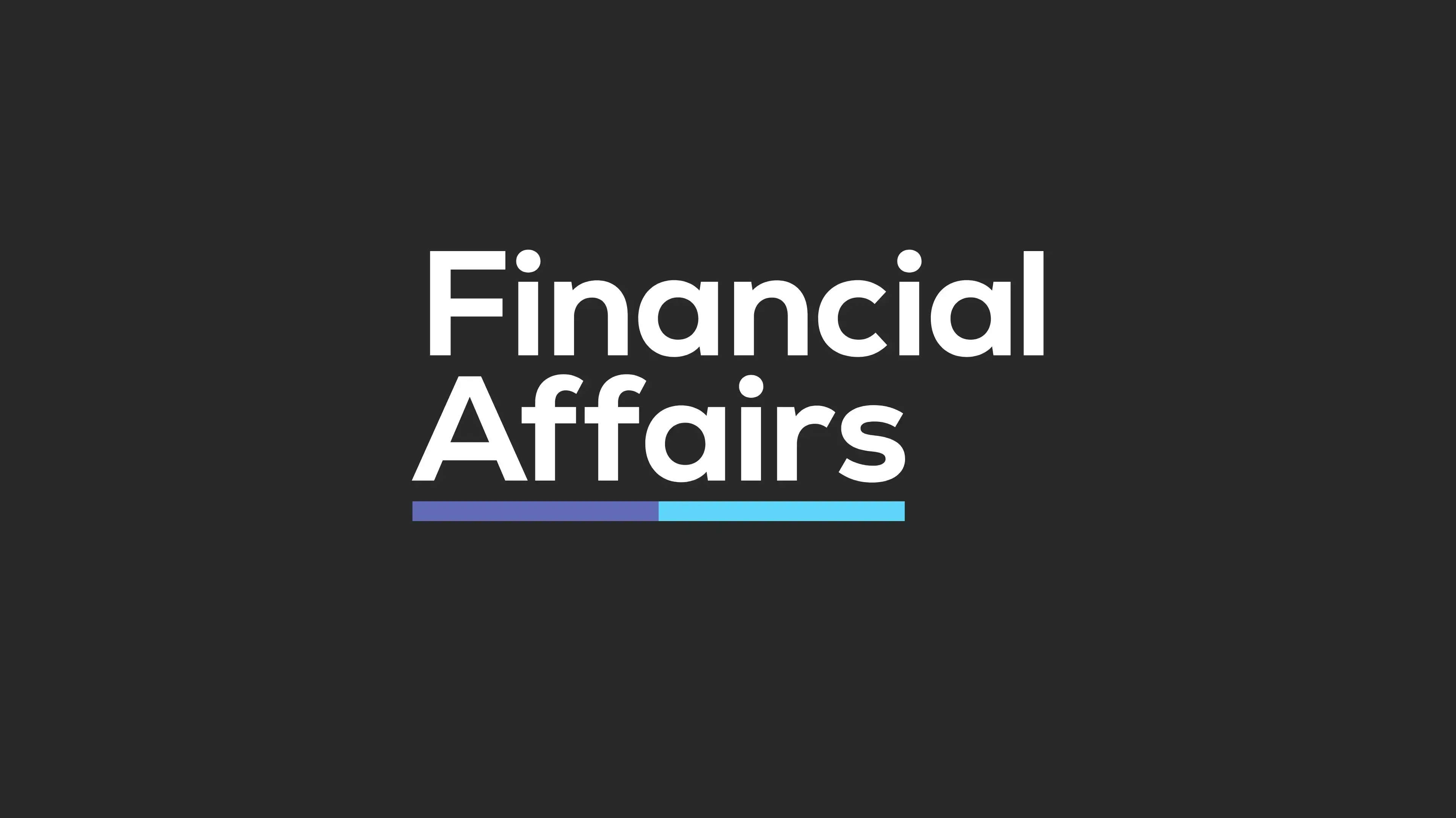 Refreshed logo for Financial Affairs