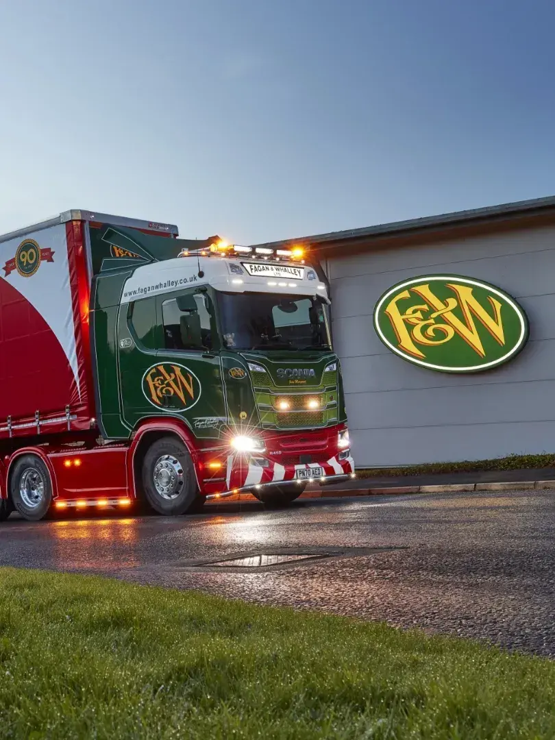 Fagan & Whalley truck and warehouse