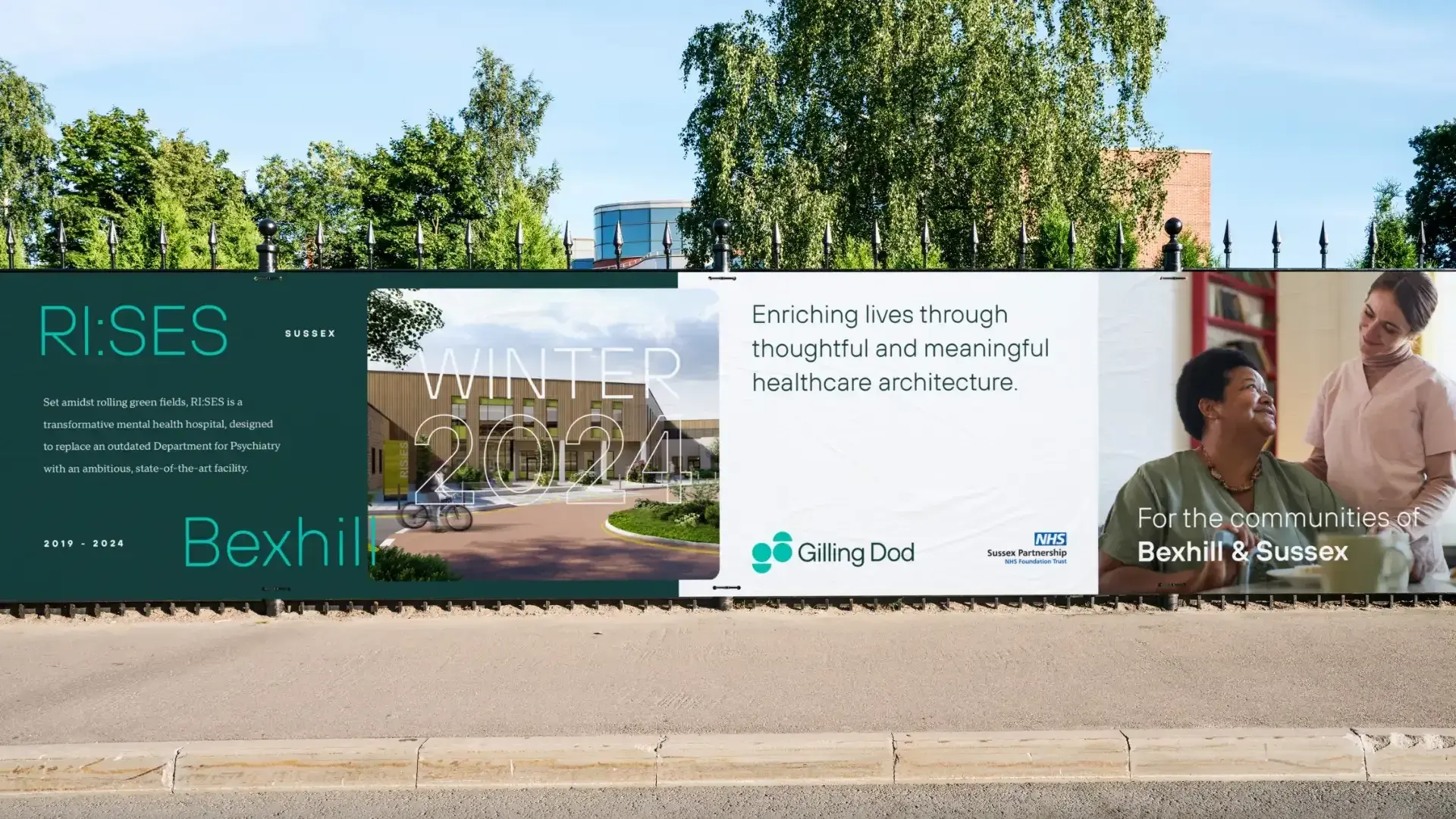 Concept designs for Gilling Dod hoarding