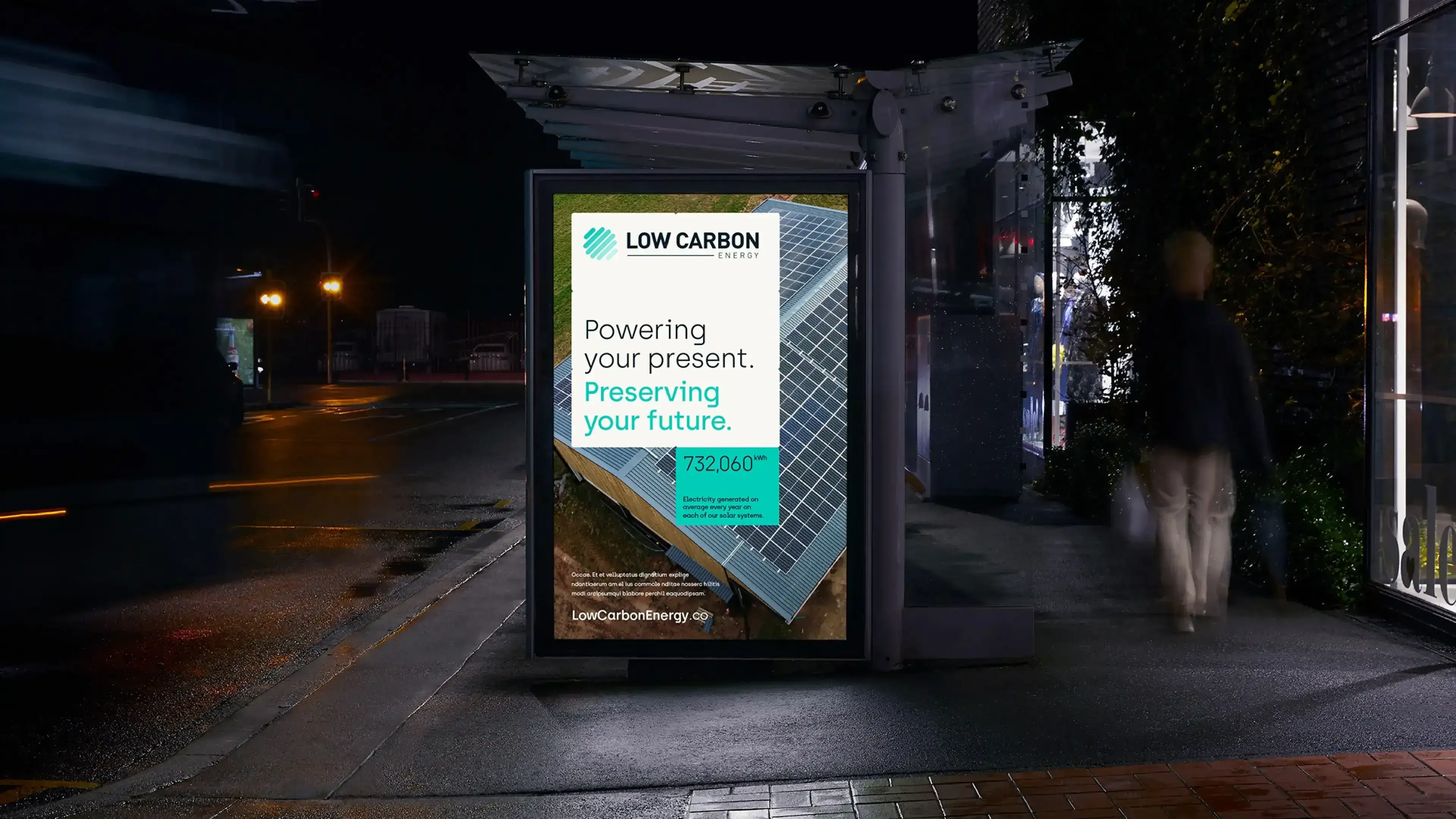 An outdoor advertisement