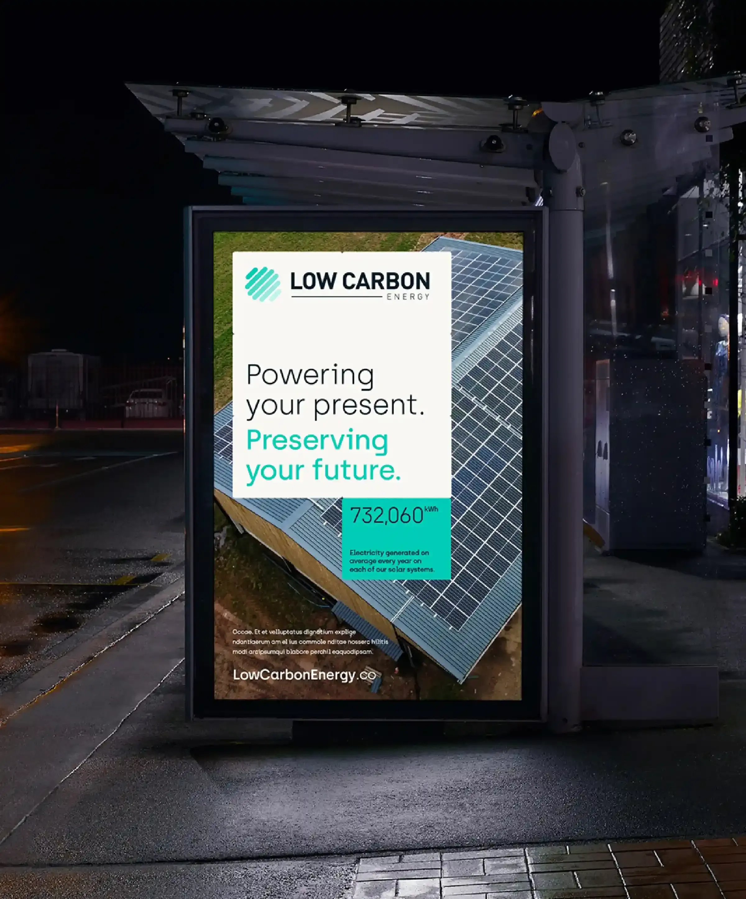 Low Carbon Energy advertisement