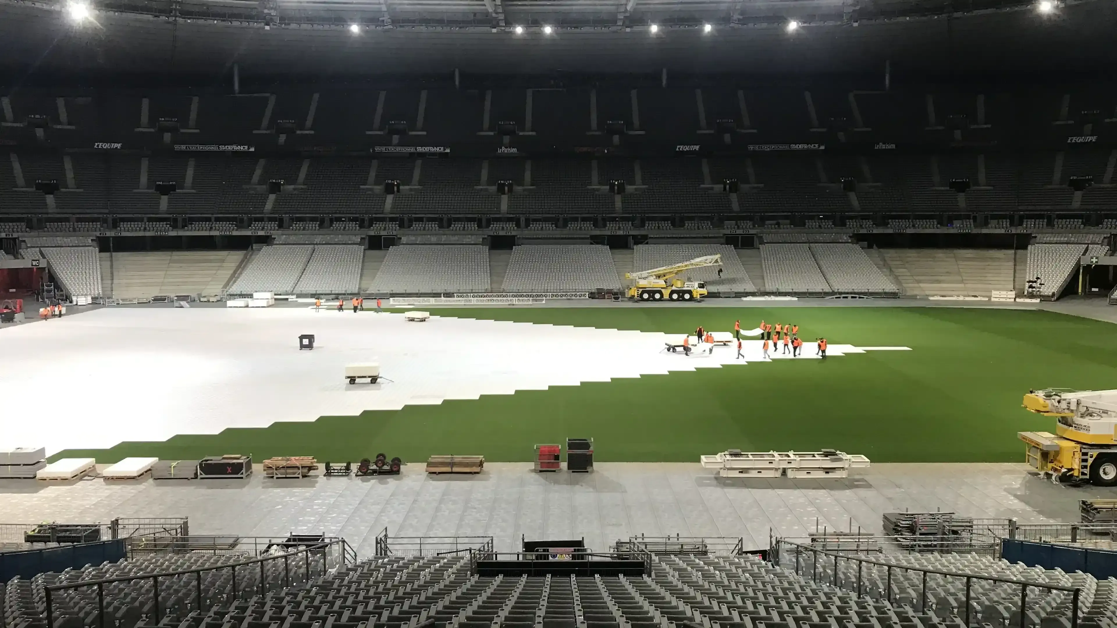 Terraplas at the Stade de France in Paris