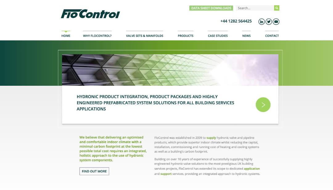 FloControl Website Design