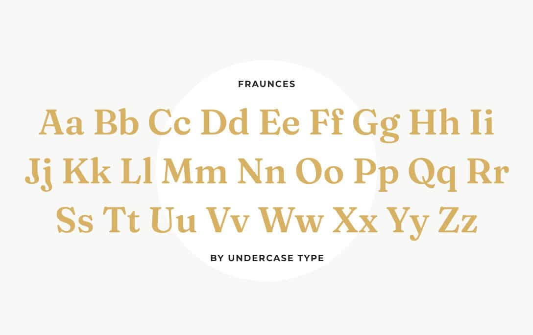 Pearson Ferrier Typeface